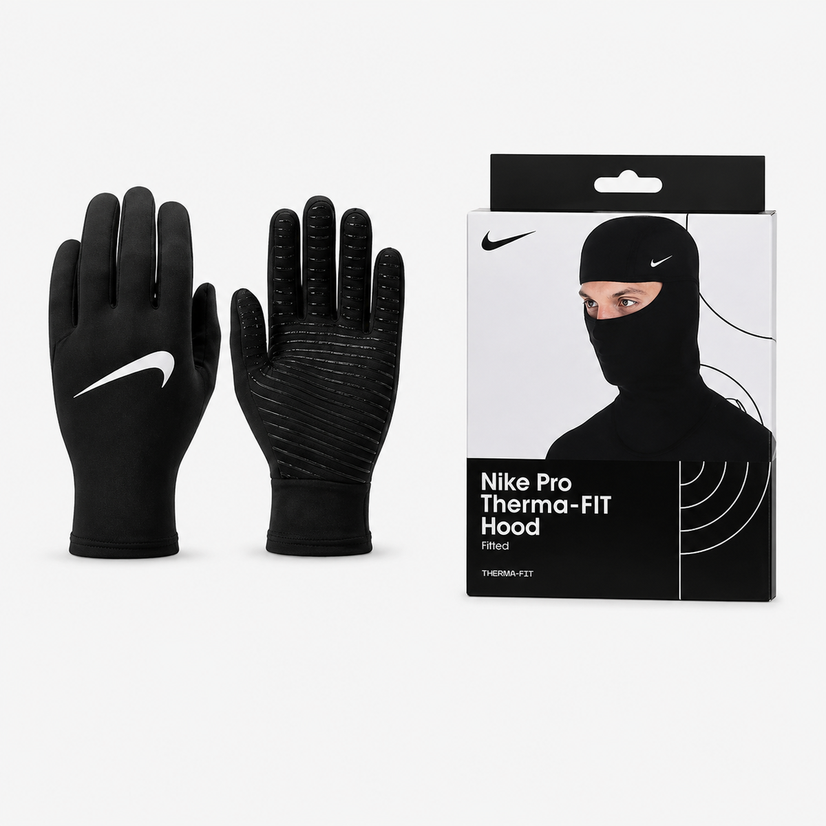 Guantes + Pasamontañas Nike Reflectantes