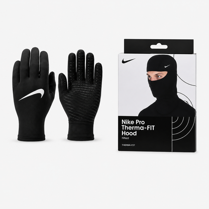 Guantes + Pasamontañas Nike Reflectantes