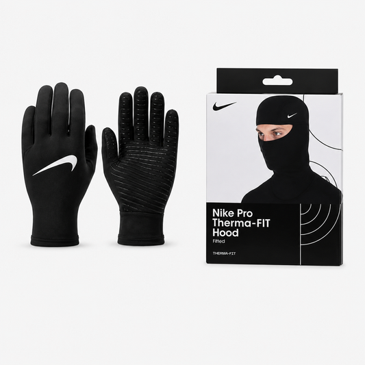 Guantes + Pasamontañas Nike Reflectantes